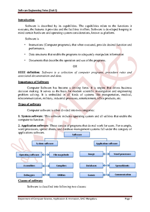 SE Notes (Unit-III) - Software testing - SOFTWARE TESTING INTRODUCTION ...