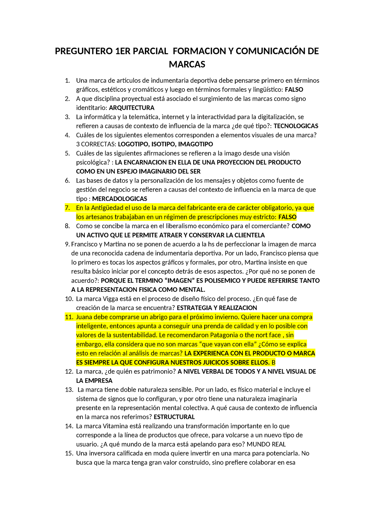 Preguntero Primer Parcial - PREGUNTERO 1ER PARCIAL FORMACION Y ...