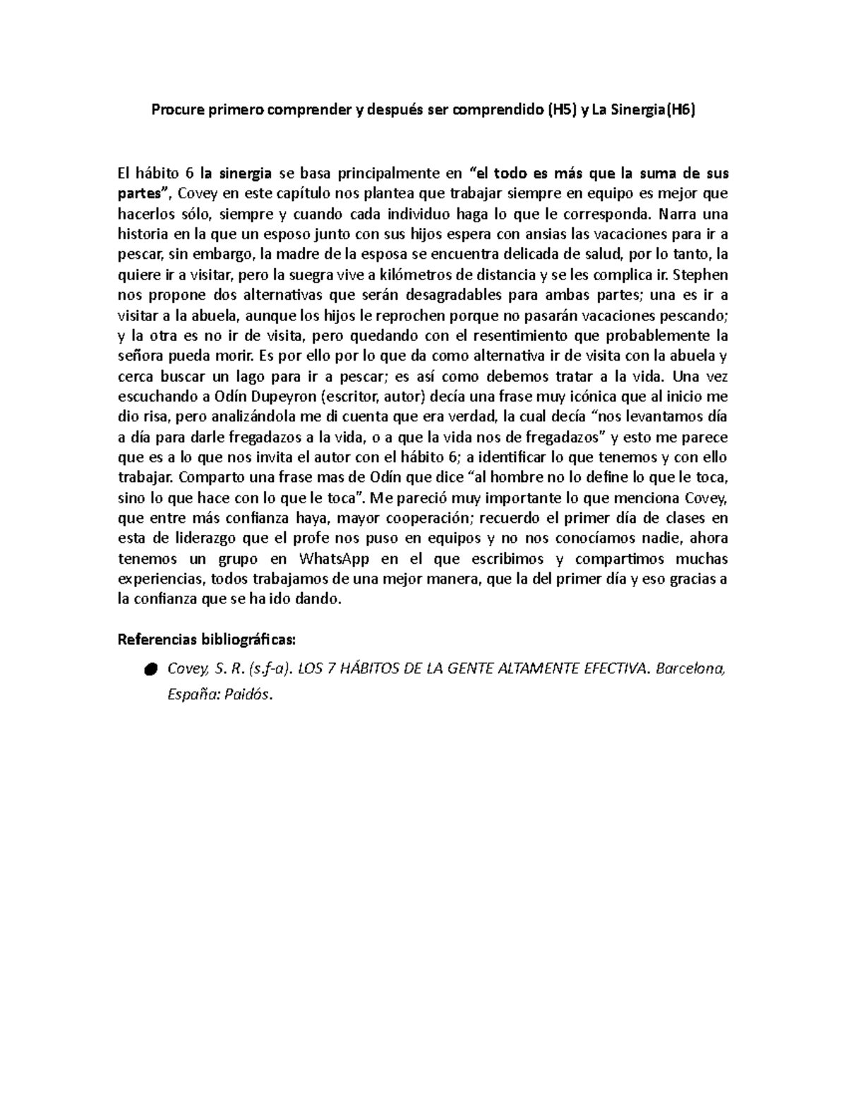 Liderazgo 4 - Lid 4 - Procure primero comprender y después ser ...