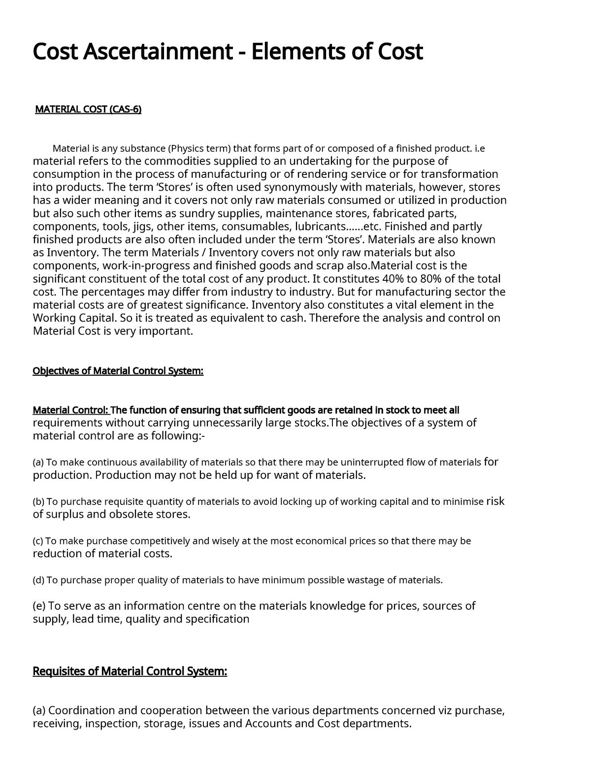 cost-ascertainment-elements-of-cost-cost-ascertainment-elements