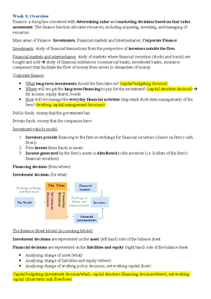 Chap001 - Corporate Finance TestBank - Chapter 01 Introduction to ...