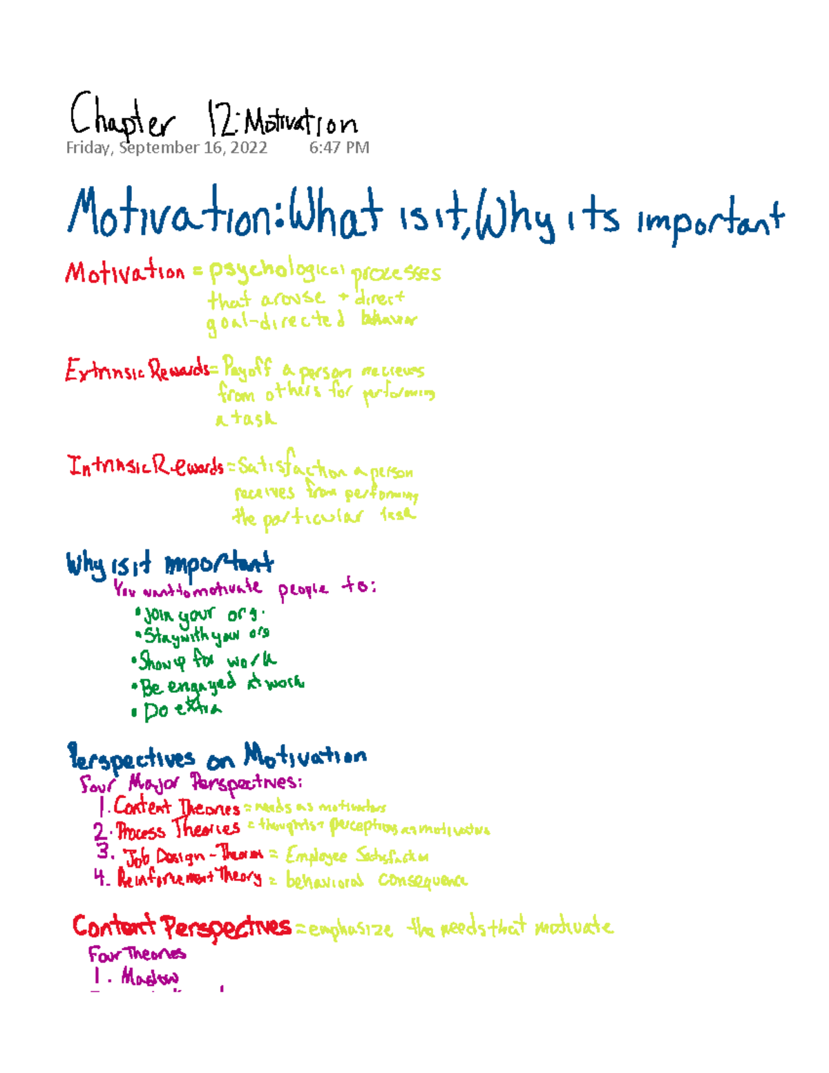 Principles Of Management - Chapter 12 - MIS 24163 - Friday, September ...