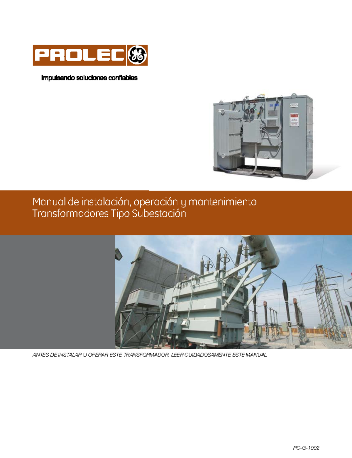 261681936 Prolec Manual Transformador Gabinetes MT BT - Manual de ...