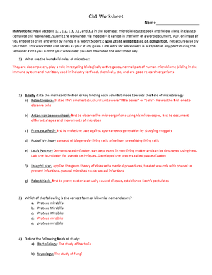 Ch11 Worksheet Key - Answer Key To Chapter 11 - Ch11 Worksheet Name ...