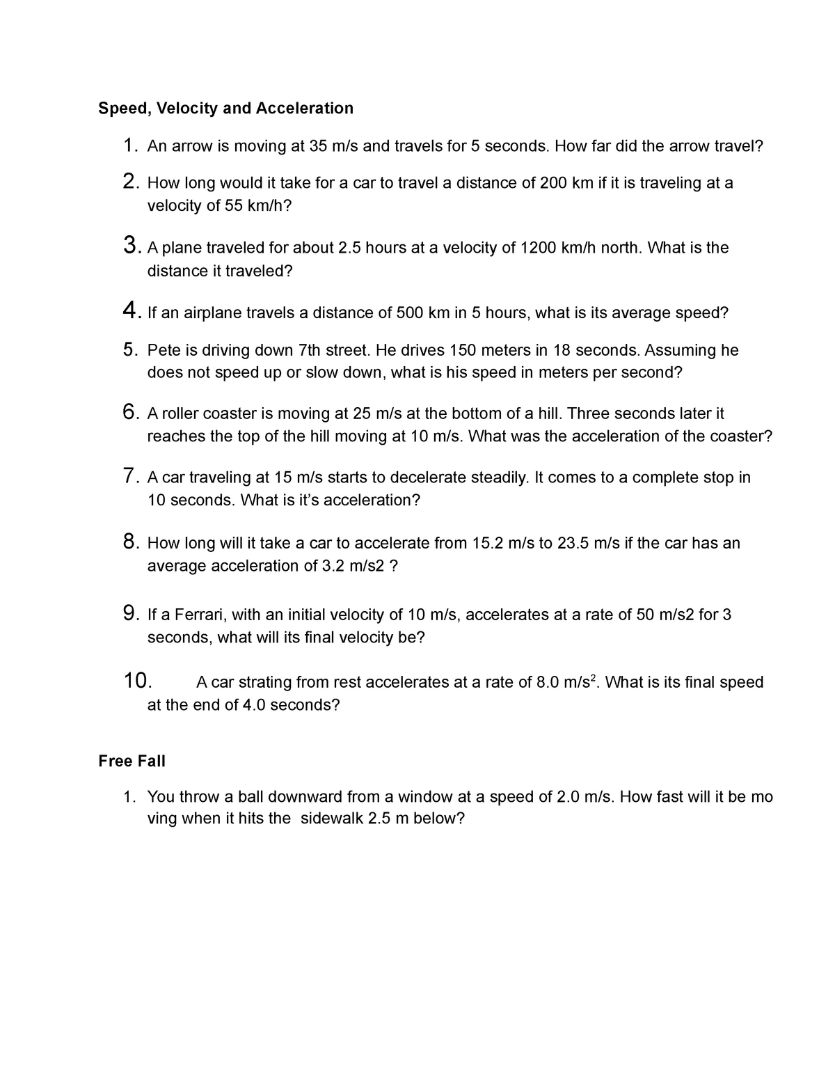 speed-velocity-acceleration-freefall-proj-ws-speed-velocity-and