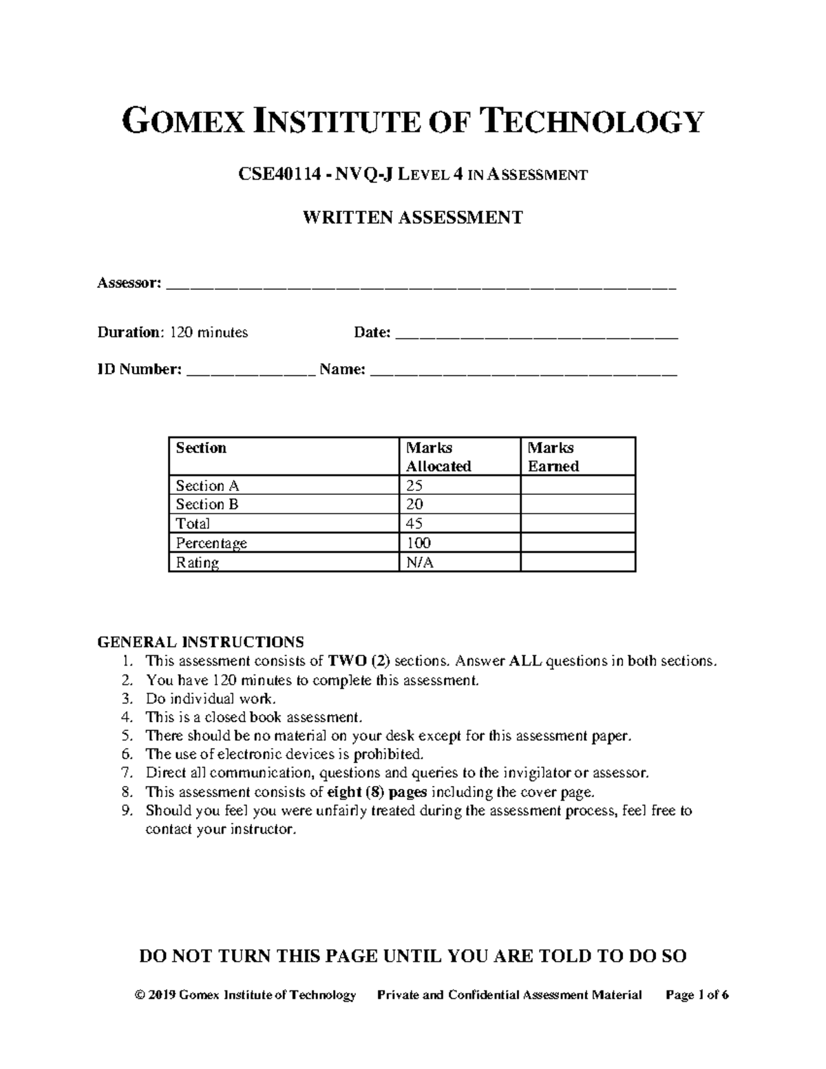 CSE40114 NVQJ Assessment Mock Written Assessmen 240413 080236
