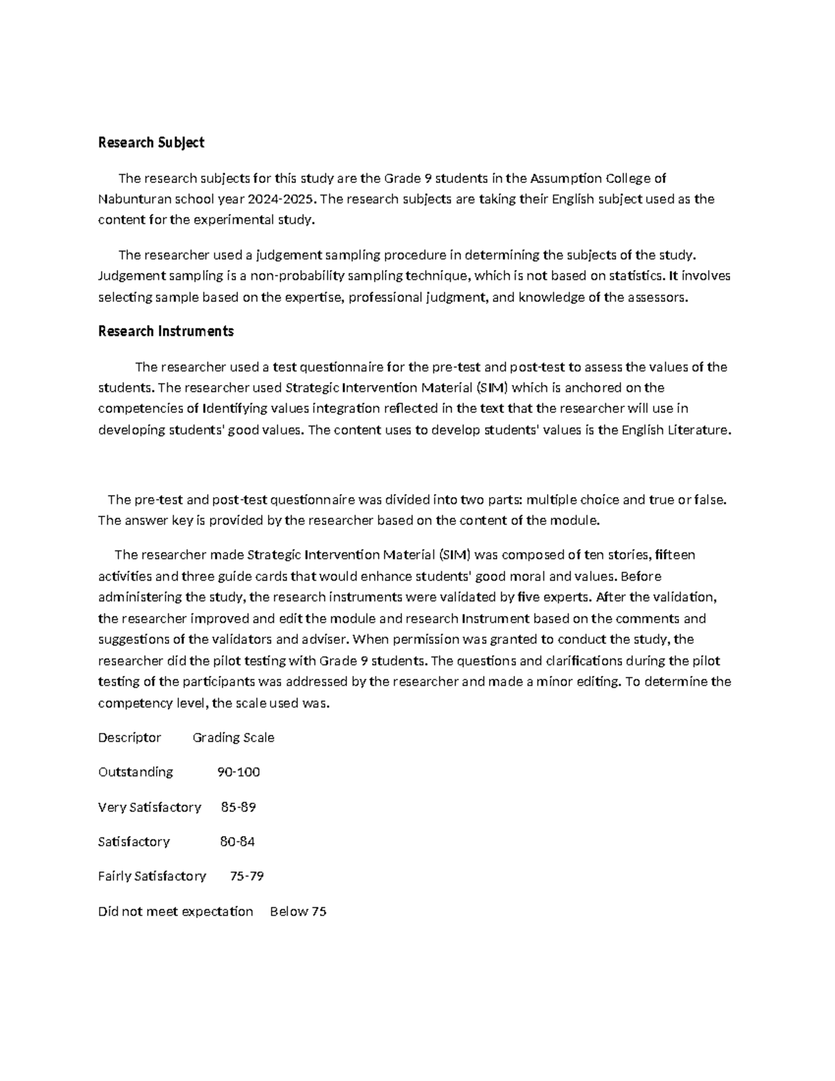 Research-subjects - None - Research Subject The research subjects for ...