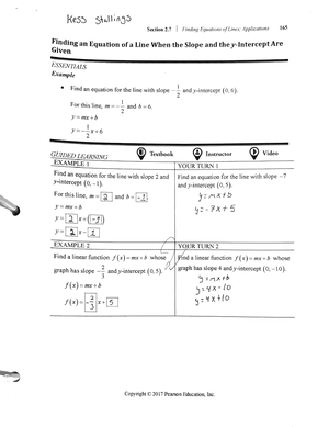Notes 3 - _ Kes 3d The Substitution Method ESSENTIALS Section 3 Solving ...