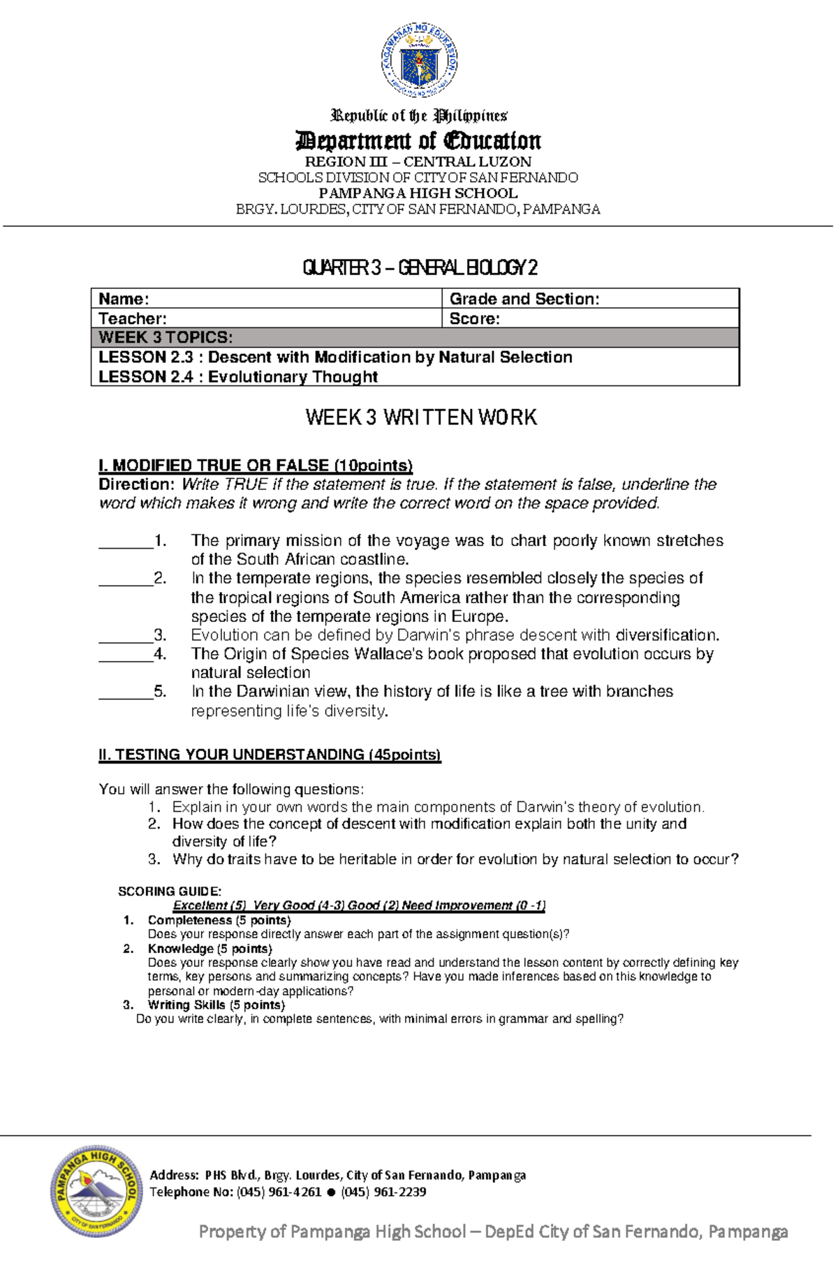 Q3 General Biology 2 (1)-6 - Republic of the Philippines Department of ...