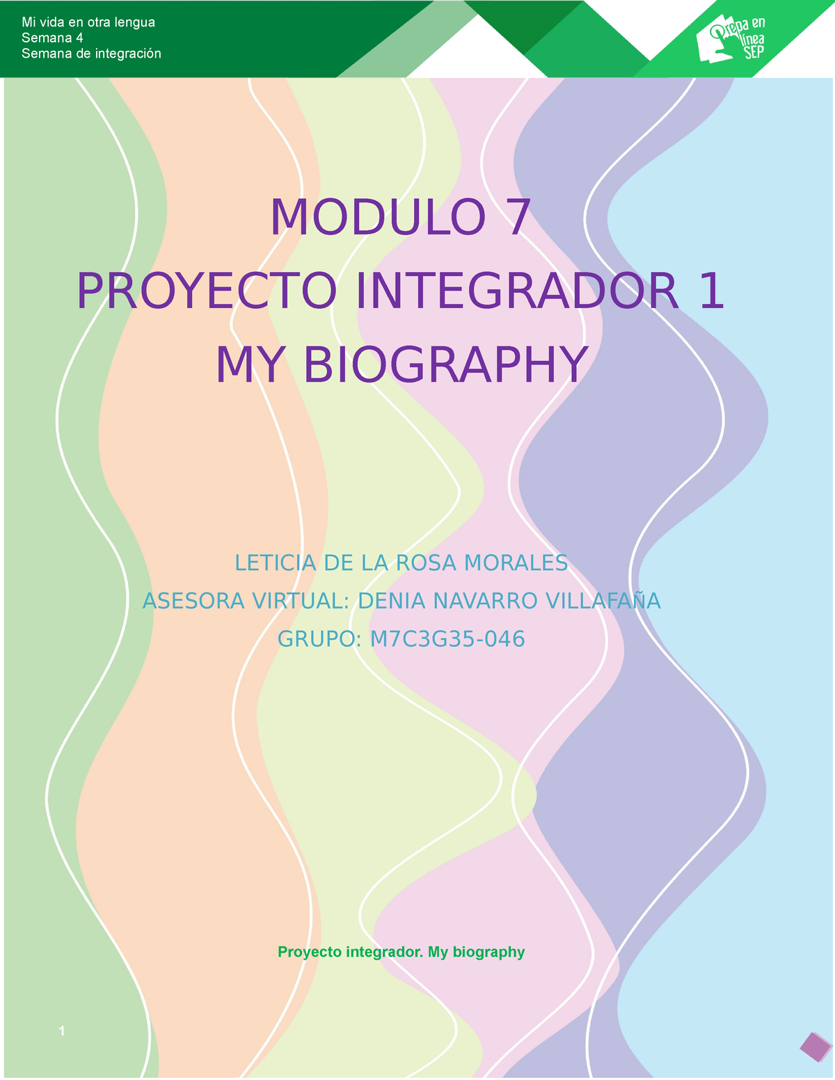 proyecto integrador. my biography pdf