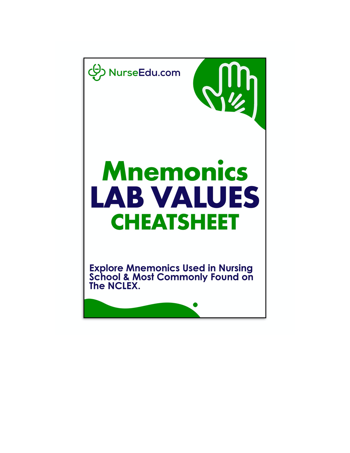 nursing mnemonics lab values