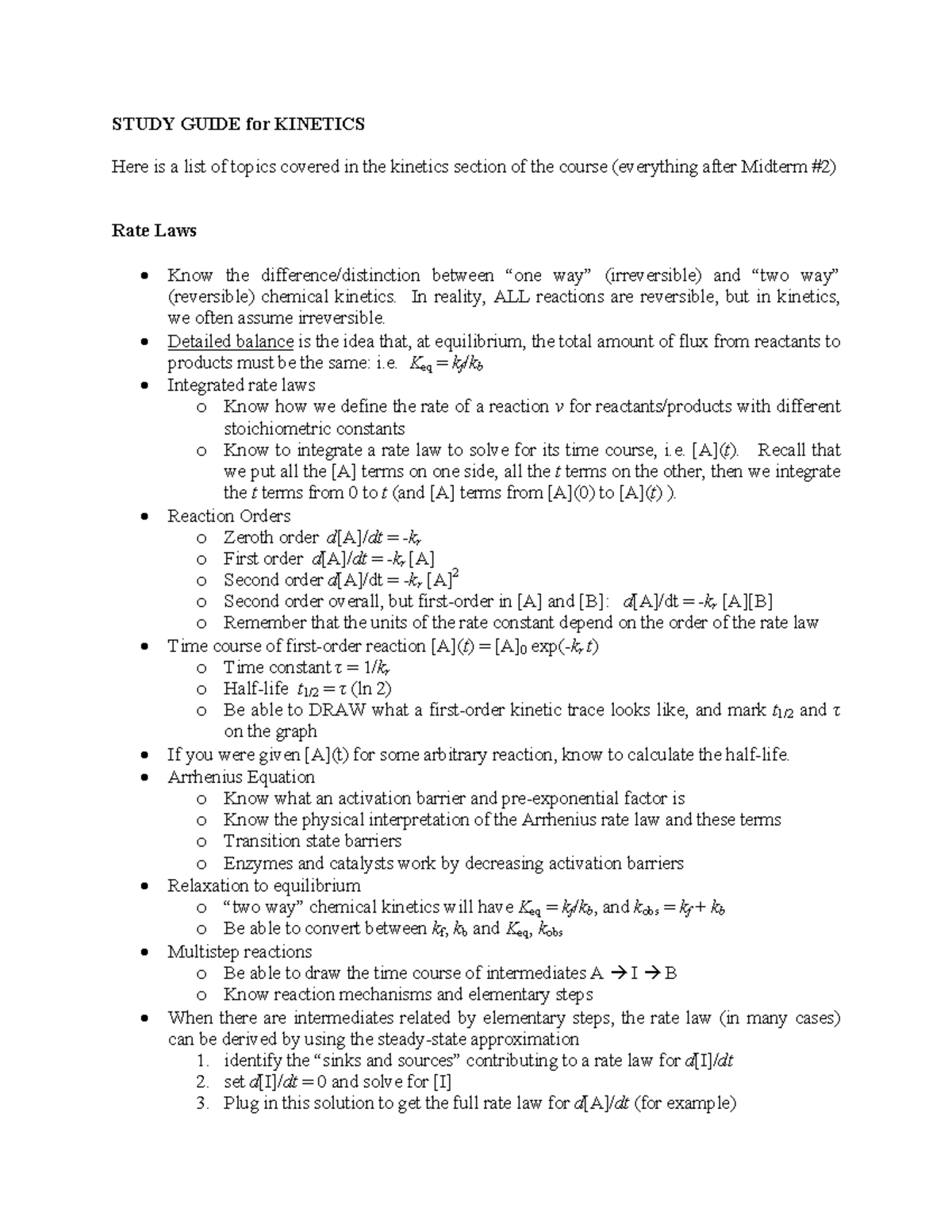 Study Guide STUDY GUIDE for Here is a list of