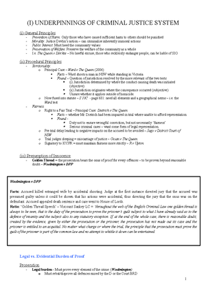 Criminal Law Final Exam - Table Of Contents Section 33(1) Of The Crimes ...