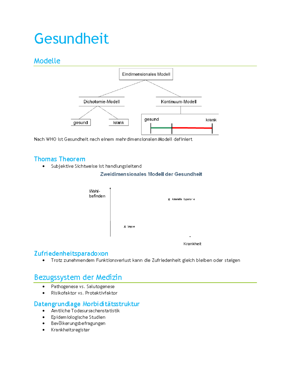 Definition Gesundheit Nach Who Zusammenfassung - Gesundheit - Gesundheit Modelle Nach WHO ist