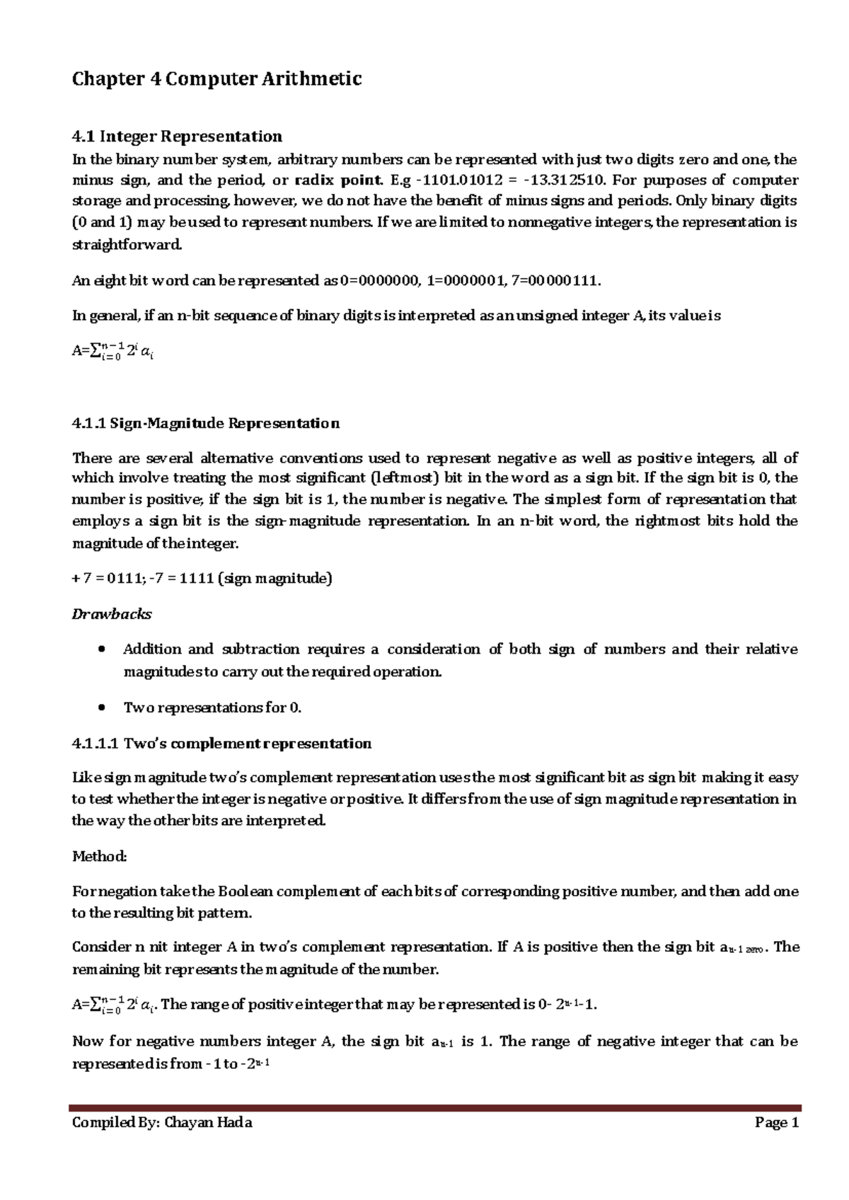 Chapter 4 - this is helpful for those who need computer architecture ...