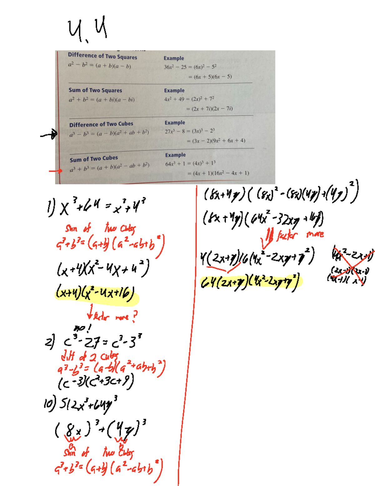 Note Nov 2, 2023 - Algebra 2 assignment notes - 4 U 8 49 185 8149 4 1 x ...