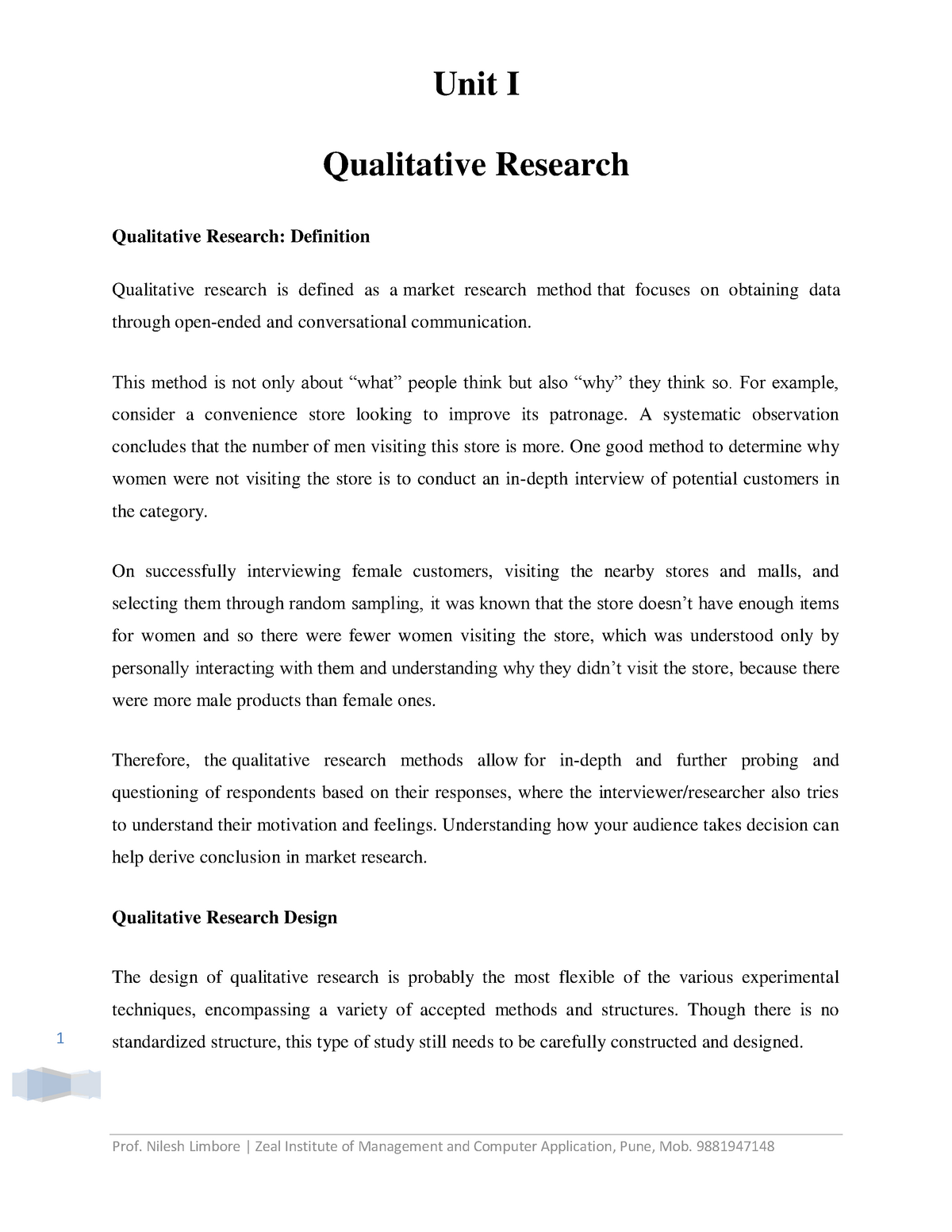 conclusion of qualitative research