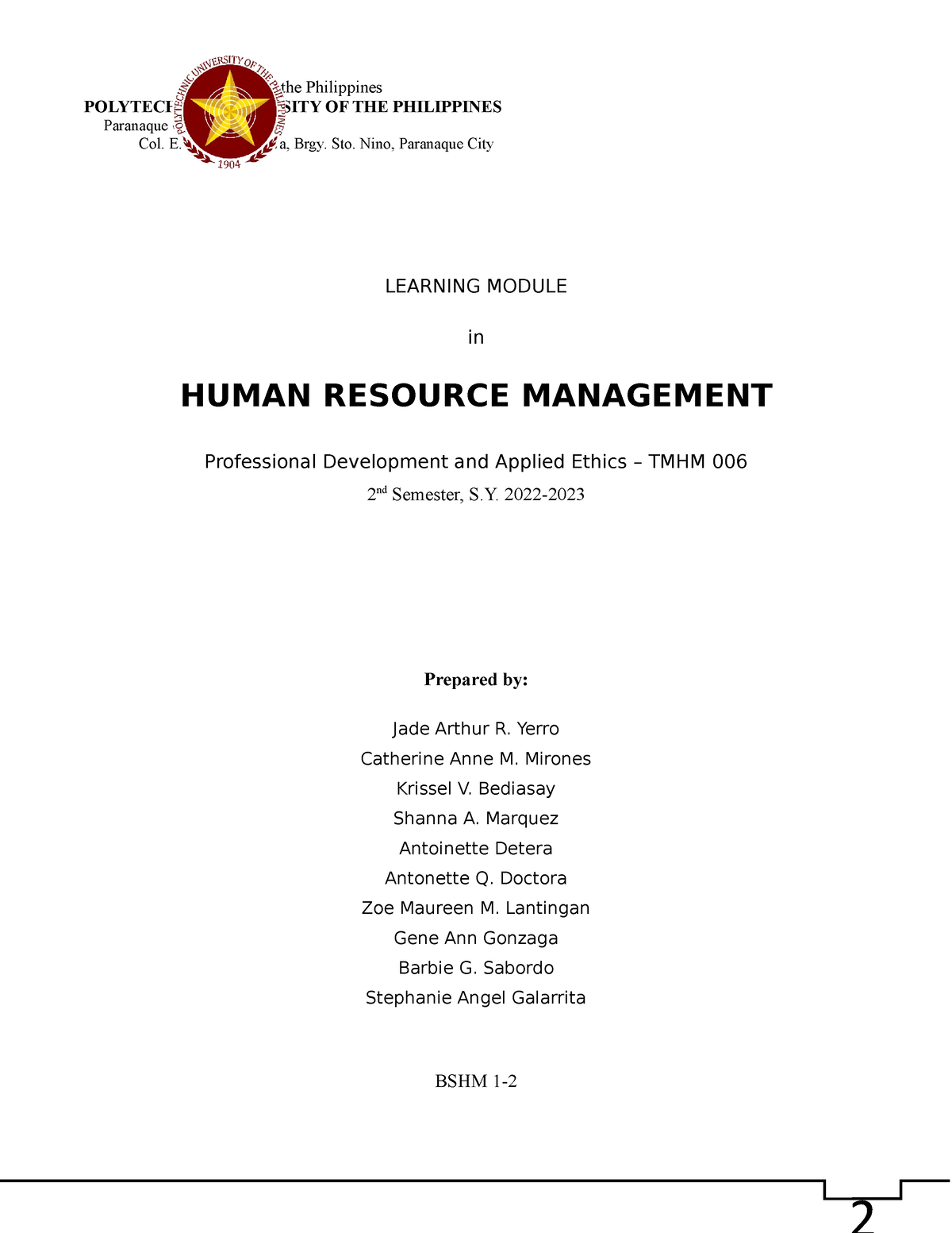 human resource management case study in the philippines