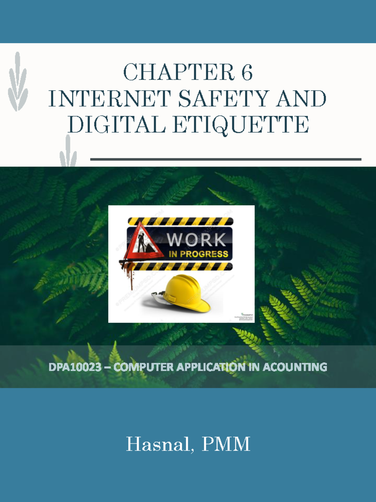Notes chap 2 nota chapter 6 internet safety hasnal pmm chapter 6