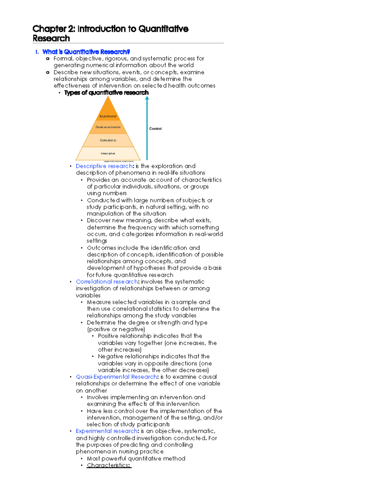 Chapter 2 notes - Professor Egan - Chapter 2: Introduction to ...