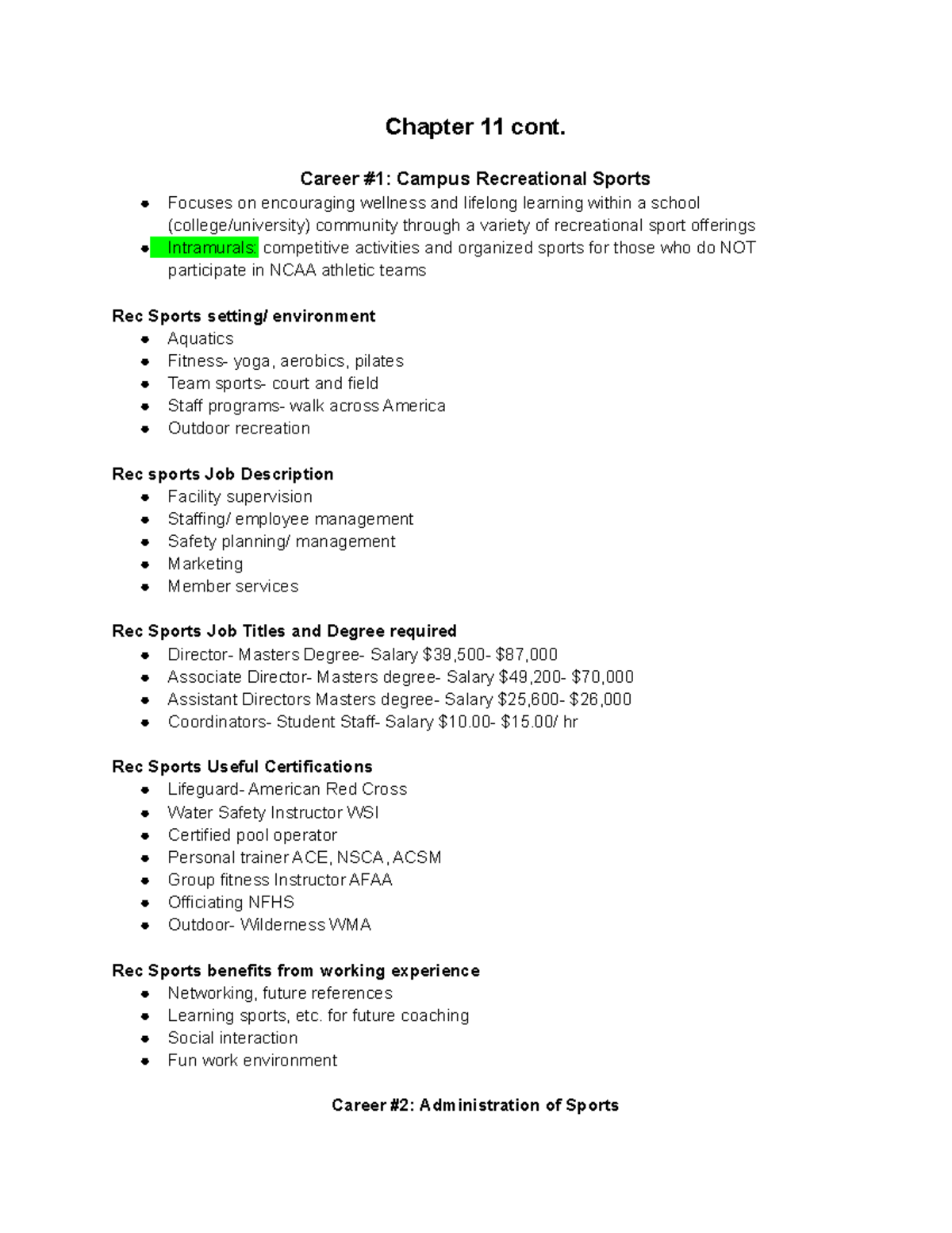 intramurals-and-officiating-6-chapter-11-cont-career-1-campus-recreational-sports-focuses