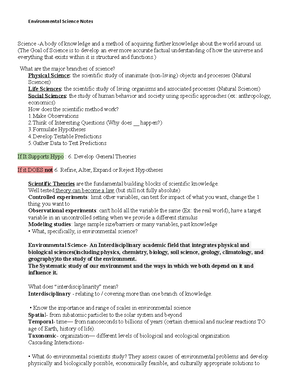 (Biodiversity)AP Enviormenatal Science Lecture Notes - AP ENVIORMENATAL ...
