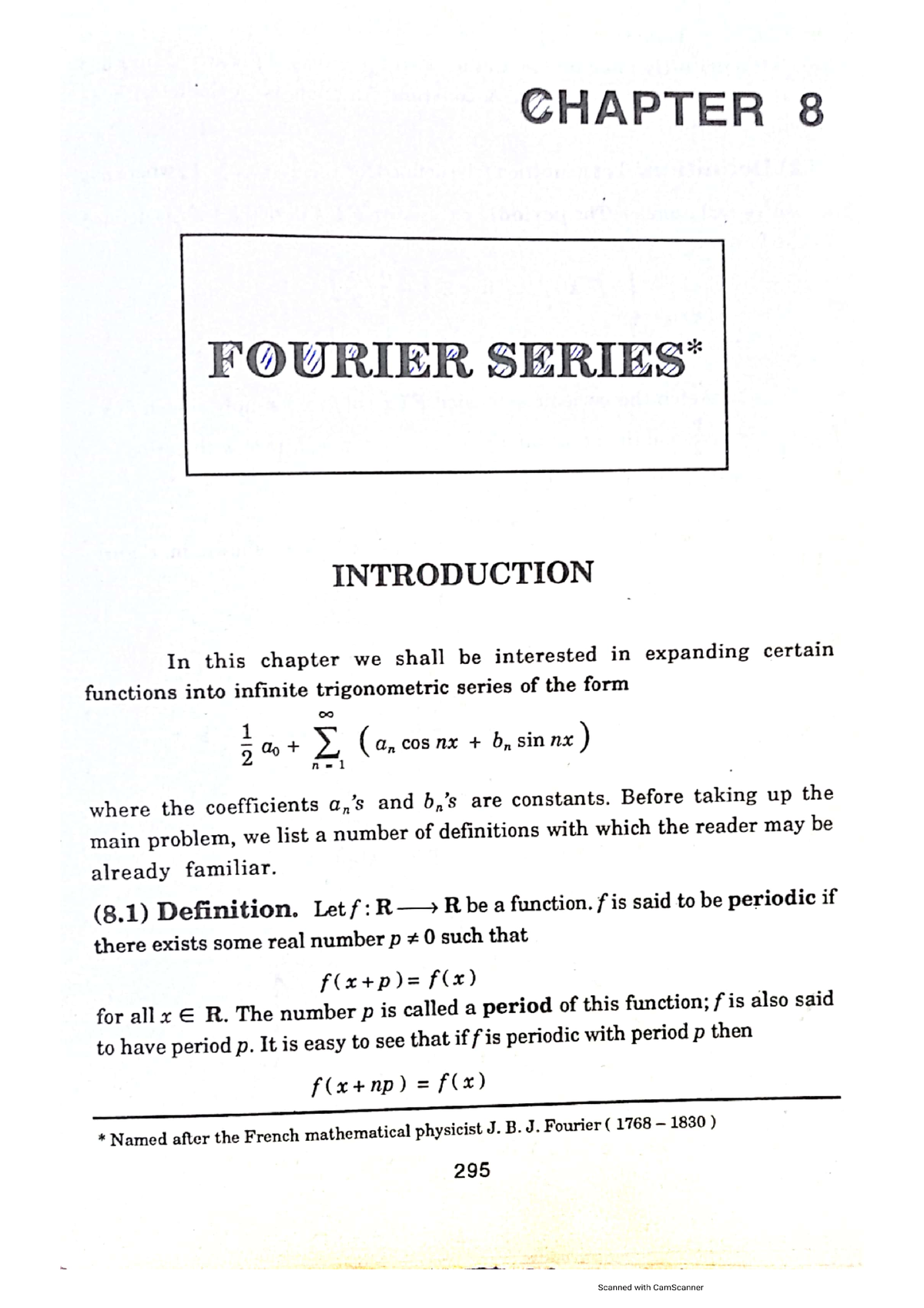 Fourier Series - Calculus Solving - Mathematical Thinking - Studocu