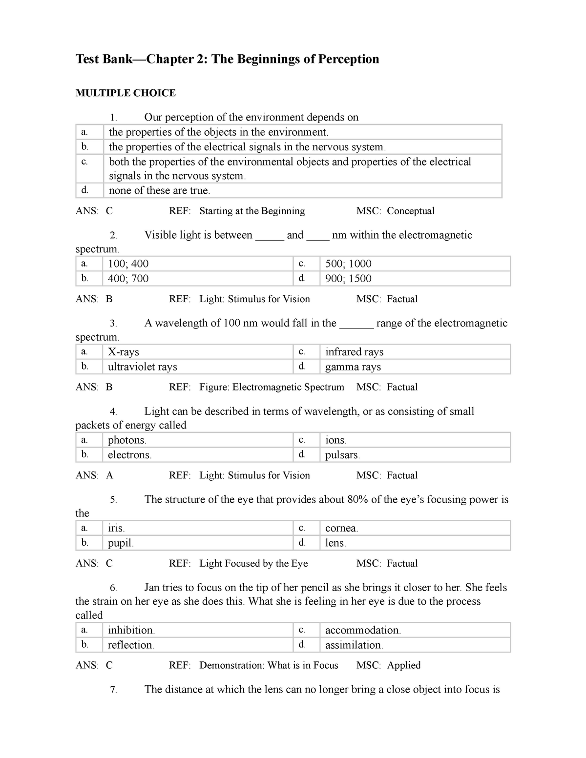 psychology-of-sensation-and-perception-2115b-test-bank-chapter-2-the-beginnings-of-perception