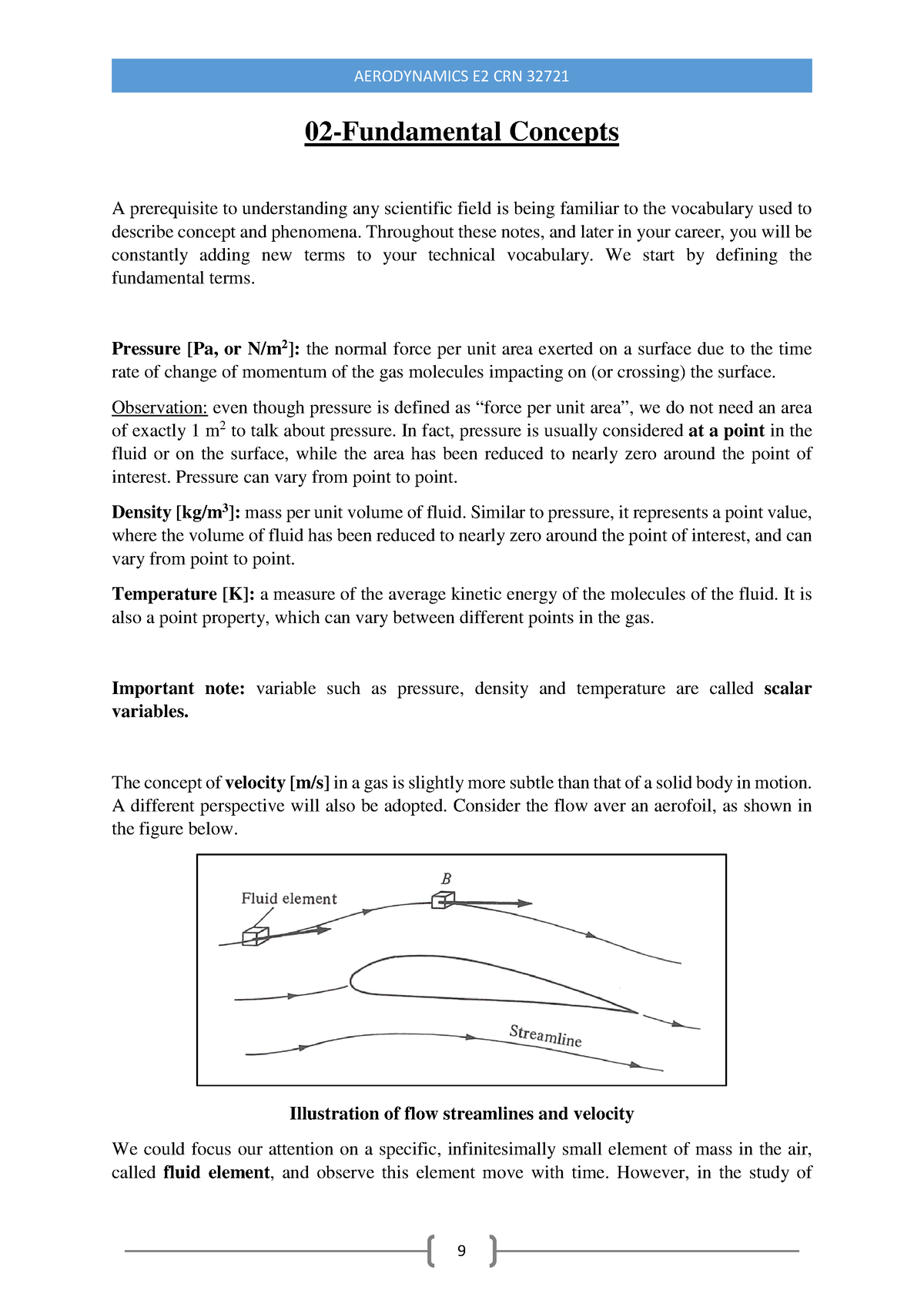 Aerodynamics E2 Lecture Notes And Tutorials - Chapter 2 Full - 02 ...