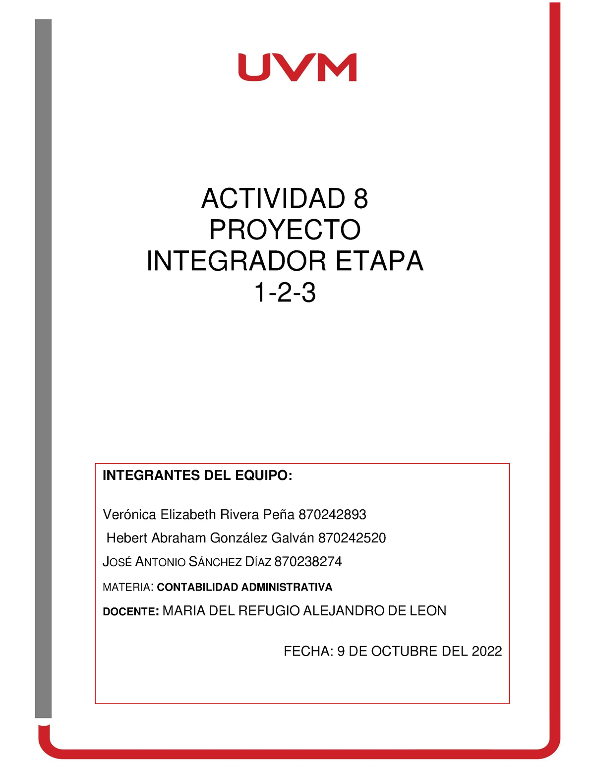 A#8 JASD - Actividad 8 - ACTIVIDAD 8 PROYECTO INTEGRADOR ETAPA 1-2 ...