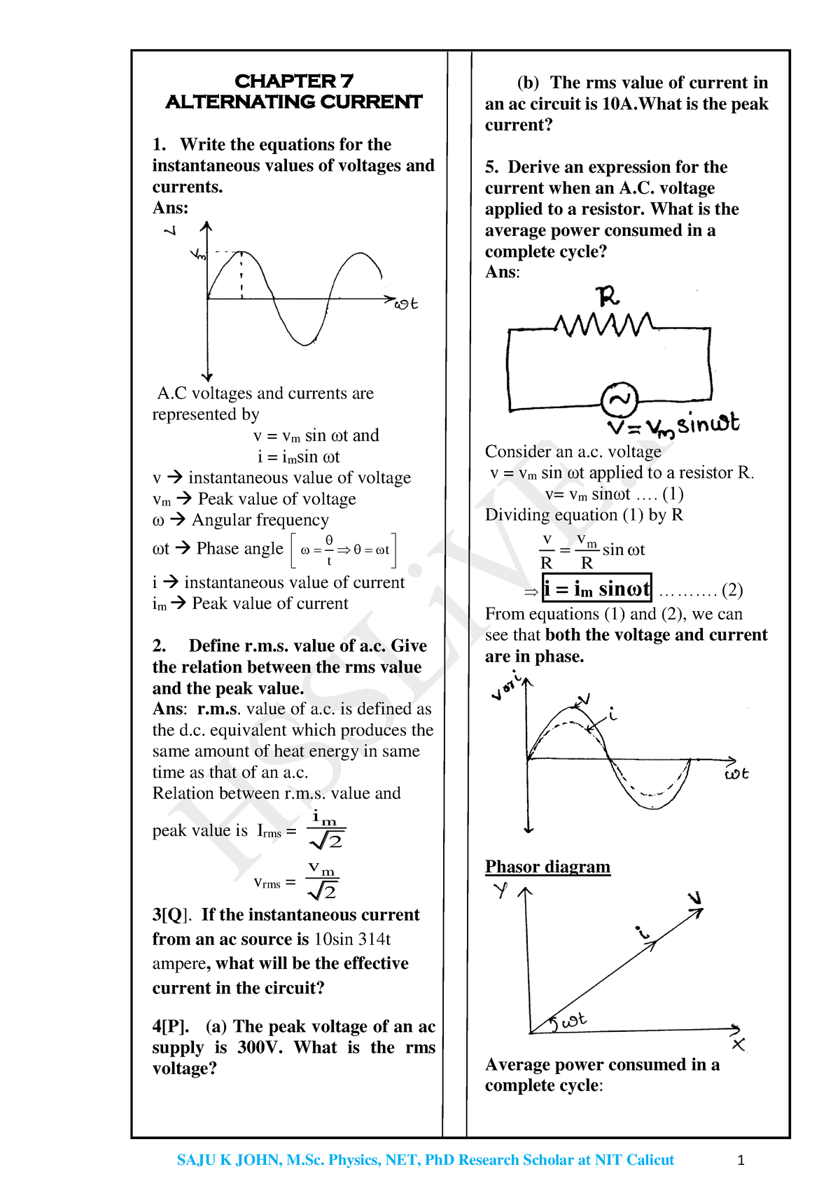 alternating-current-revision-notes-chapter-7-alternating-current