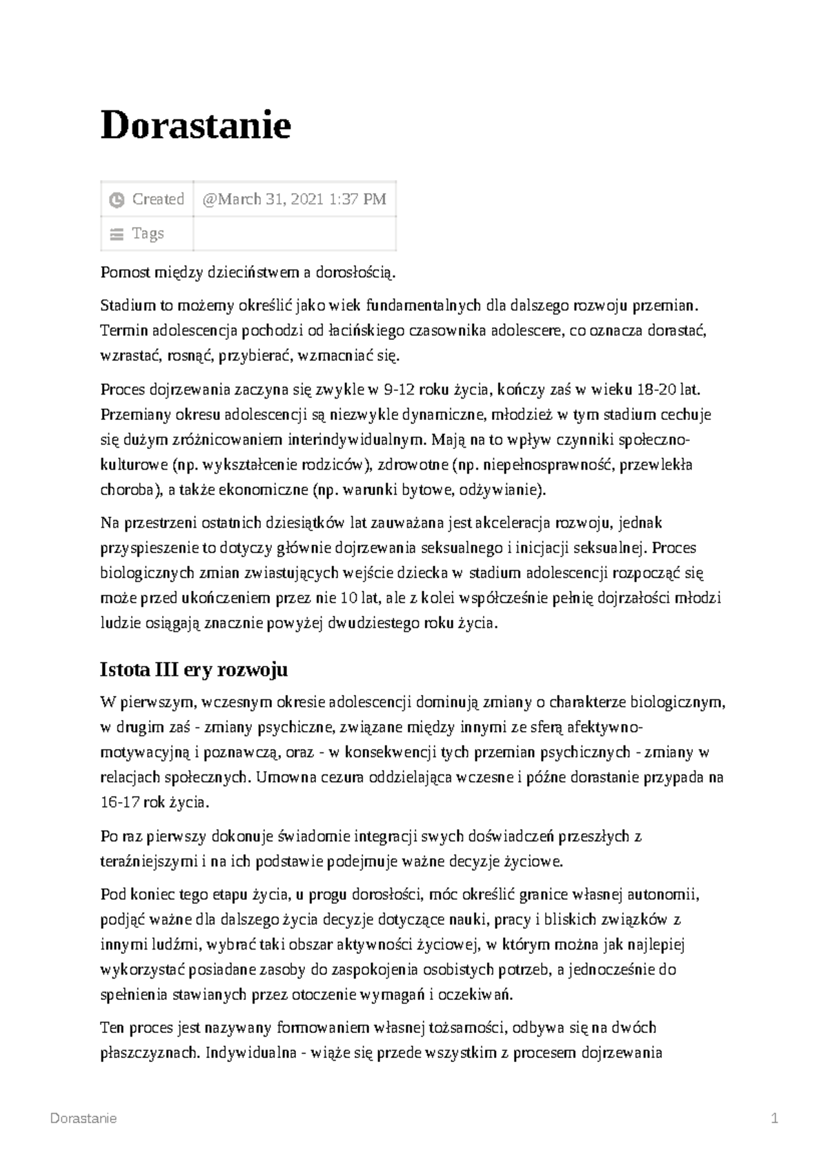 Między Dzieciństwem A Dorosłością Test Klasa 6 www.studocu.com