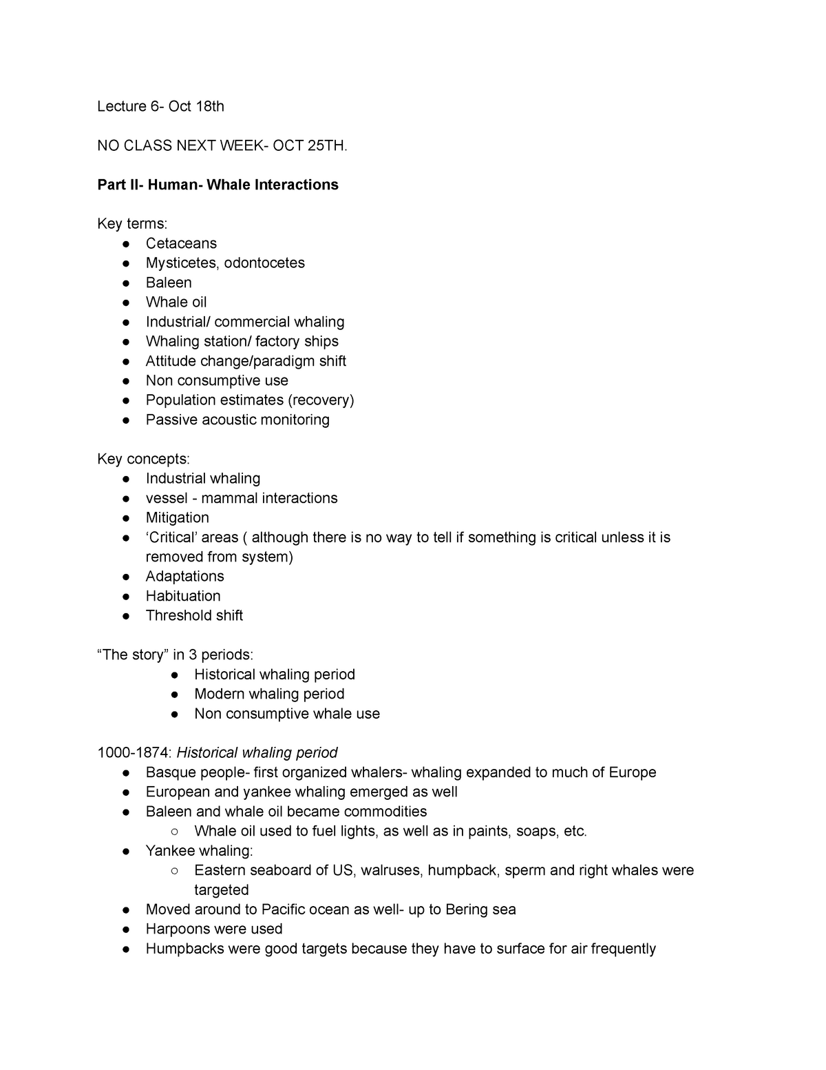 Geog 303- A01 Oct 18 pgs 1-3 - Lecture 6- Oct 18th NO CLASS NEXT WEEK ...