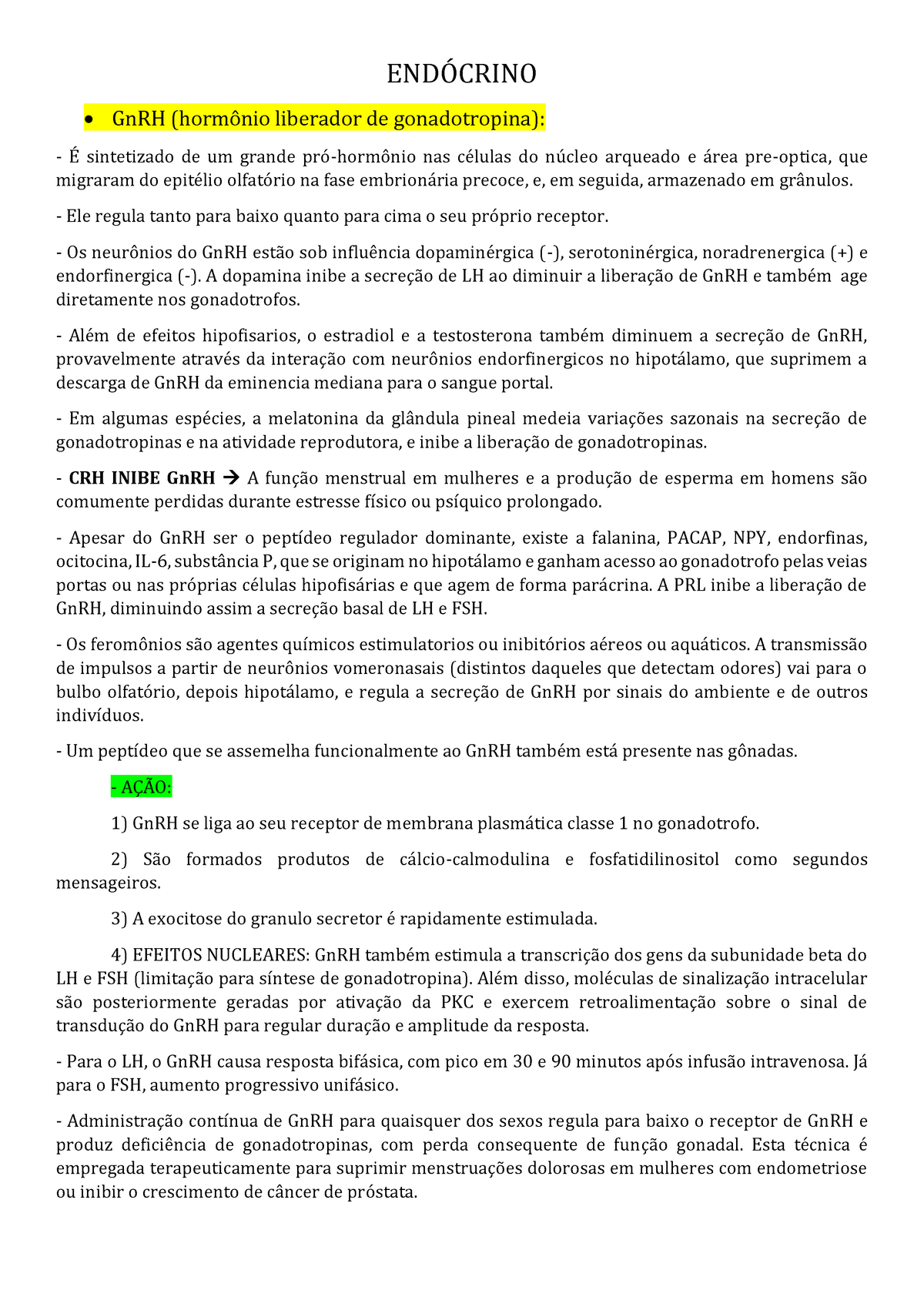 Endocrino Diferenciação Sexual Warning Tt Undefined Function 32 EndÓcrino • Gnrh 