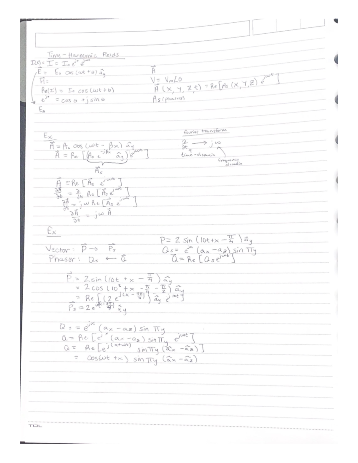 Electromagnetics Notes 2 - EE 355 - Studocu