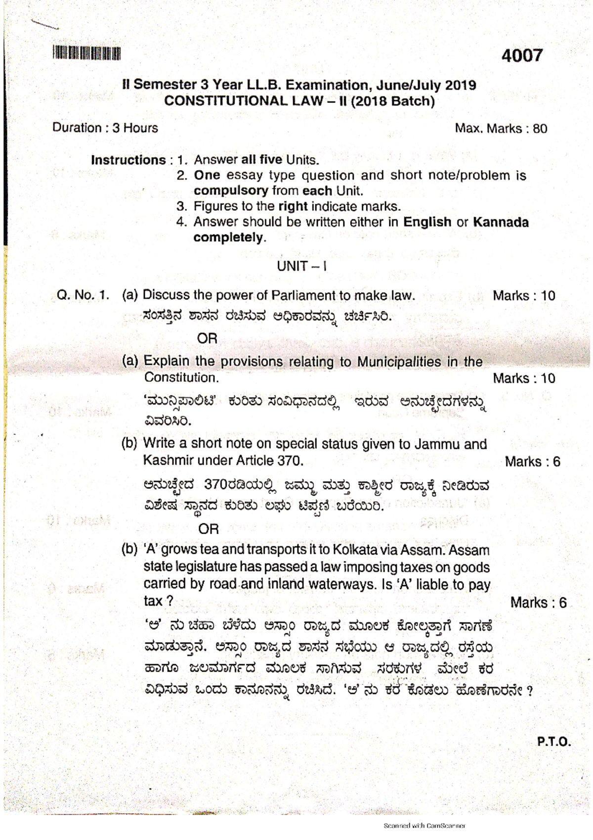 Dec2019 question paper 80-20batch - Labour Laws - Studocu