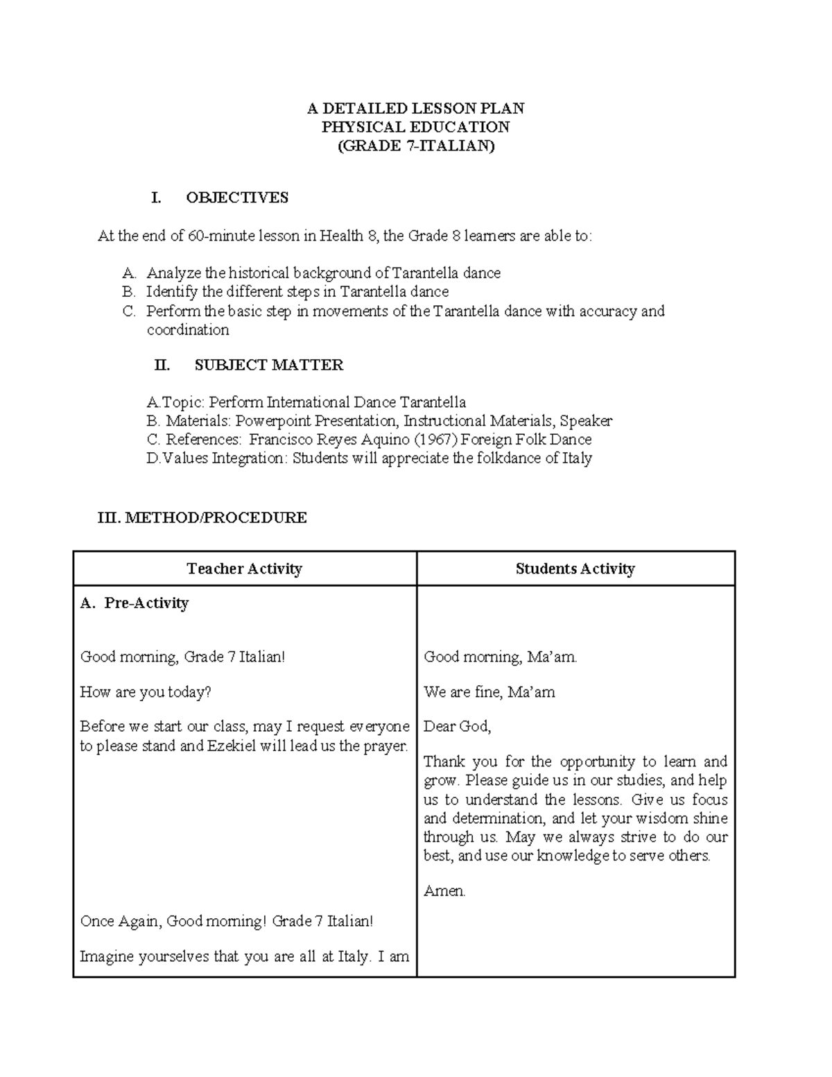 Inbound 5090910189426357750 - A DETAILED LESSON PLAN PHYSICAL EDUCATION ...