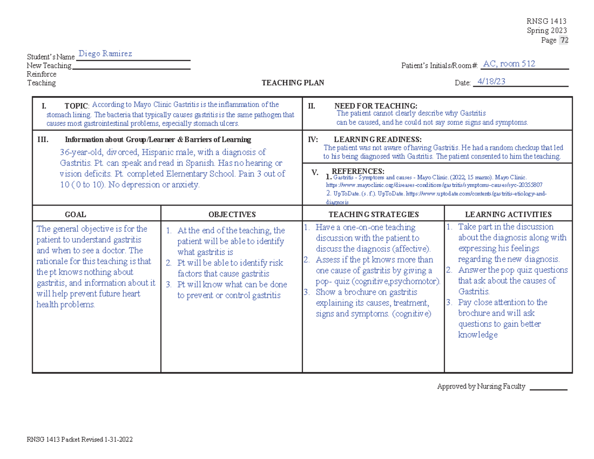 teaching-plan-gastritis-6-4-42-studocu