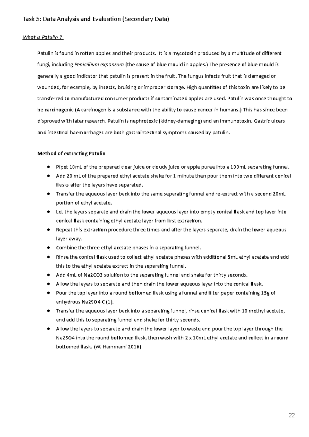 Unit 10 - LO5 - Completed LO5 for UNIT 10 - Task 5: Data Analysis and ...