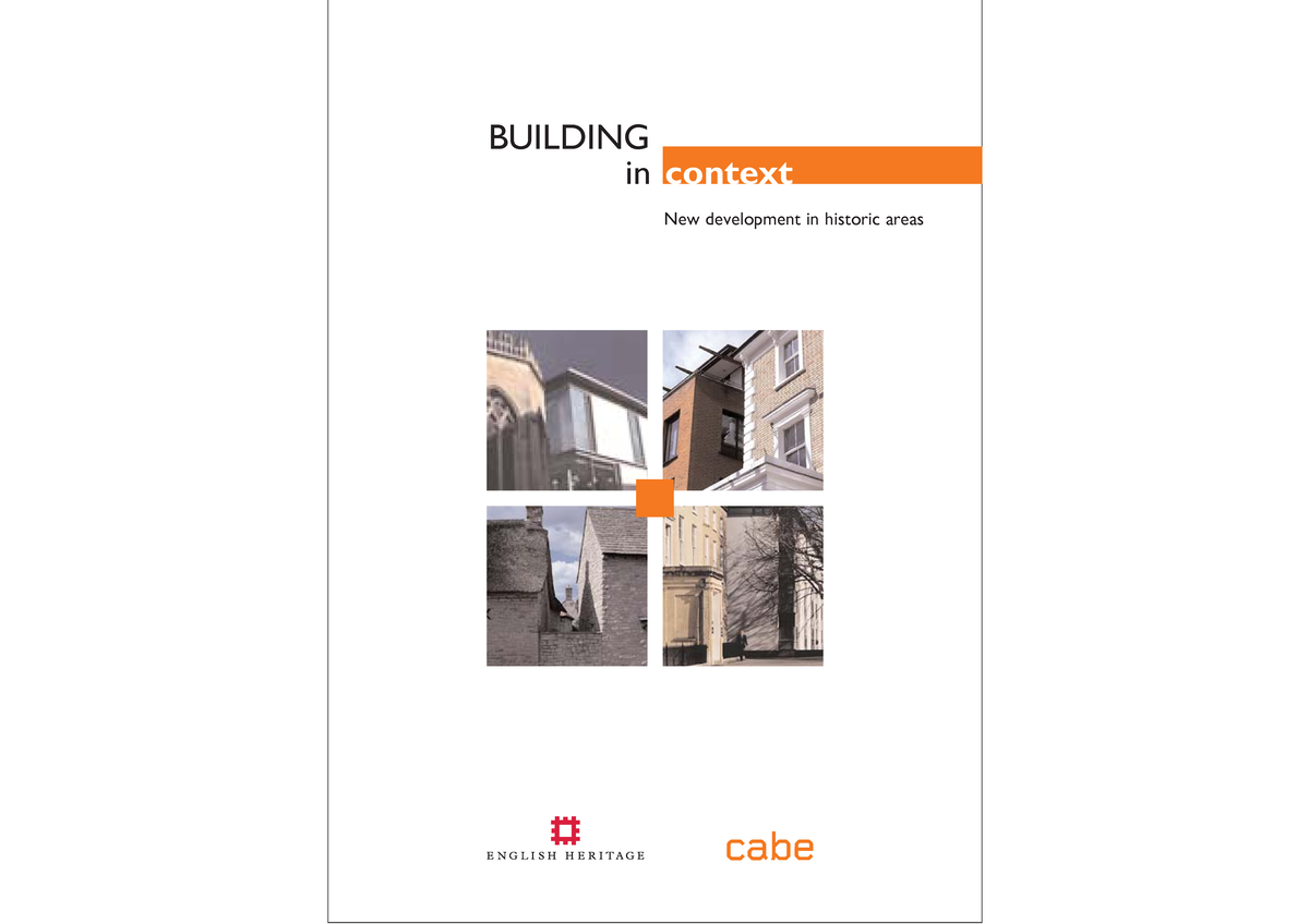 Building in context new development in historic areas - BUILDING New ...
