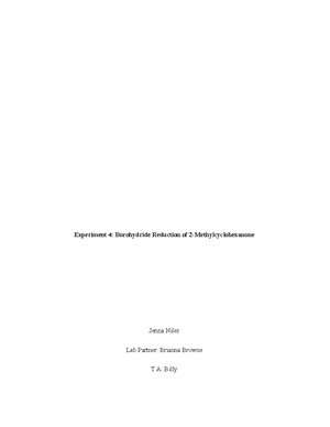 Experiment 8 – Multi-step Synthesis Of P-bromoaniline - CHM2211L ...