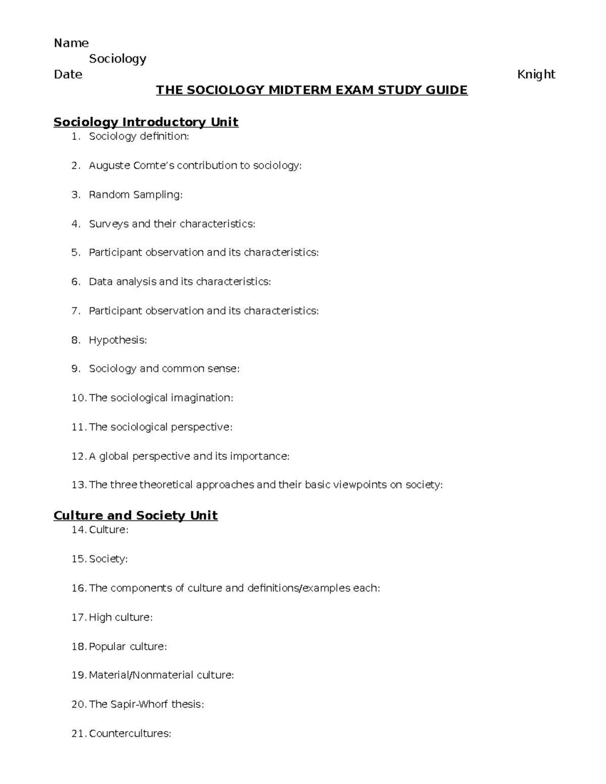 sociology-mid-term-study-guide-name-sociology-date-knight-the