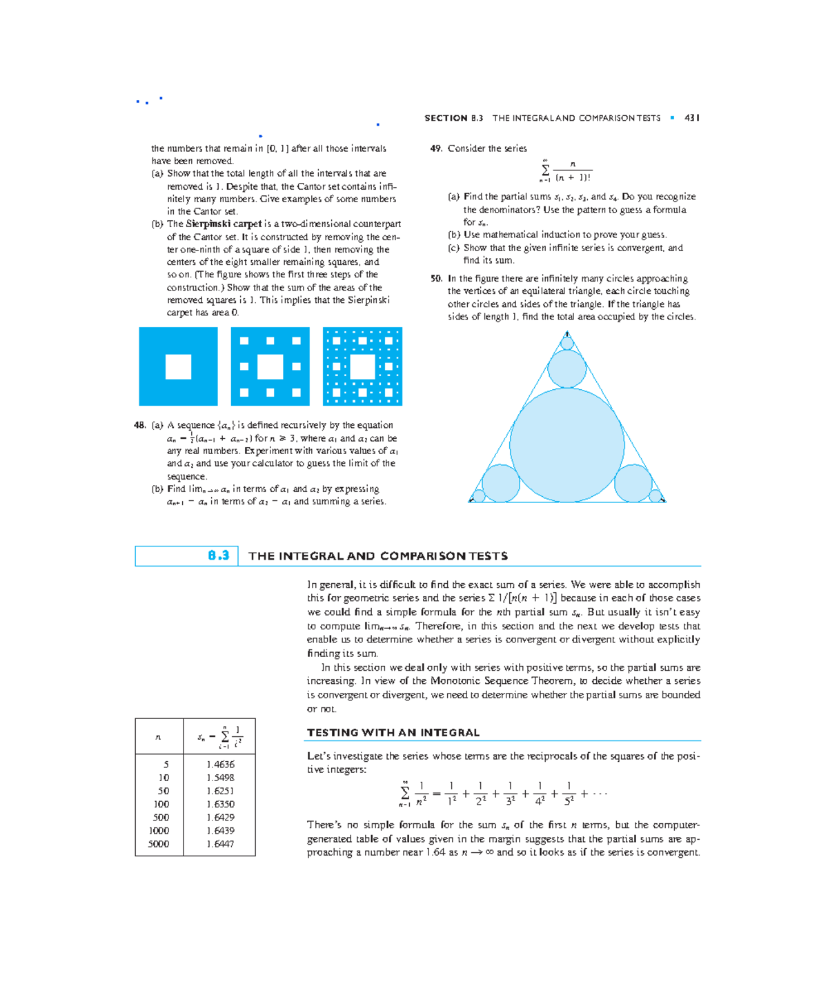 Math work ch - math work - Consider the series (a) Find the partial ...