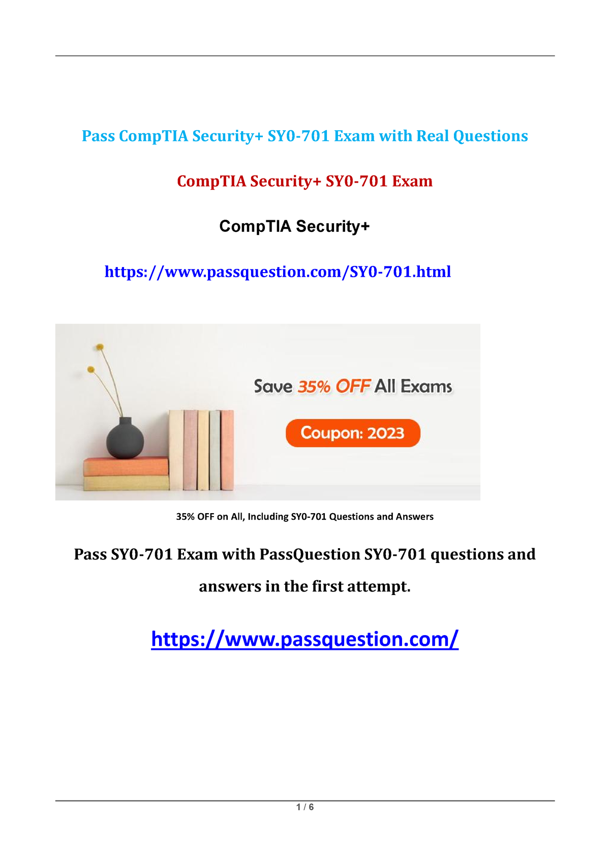 Comp TIA Security+ SY0-701 Practice Test Questions - Pass CompTIA ...