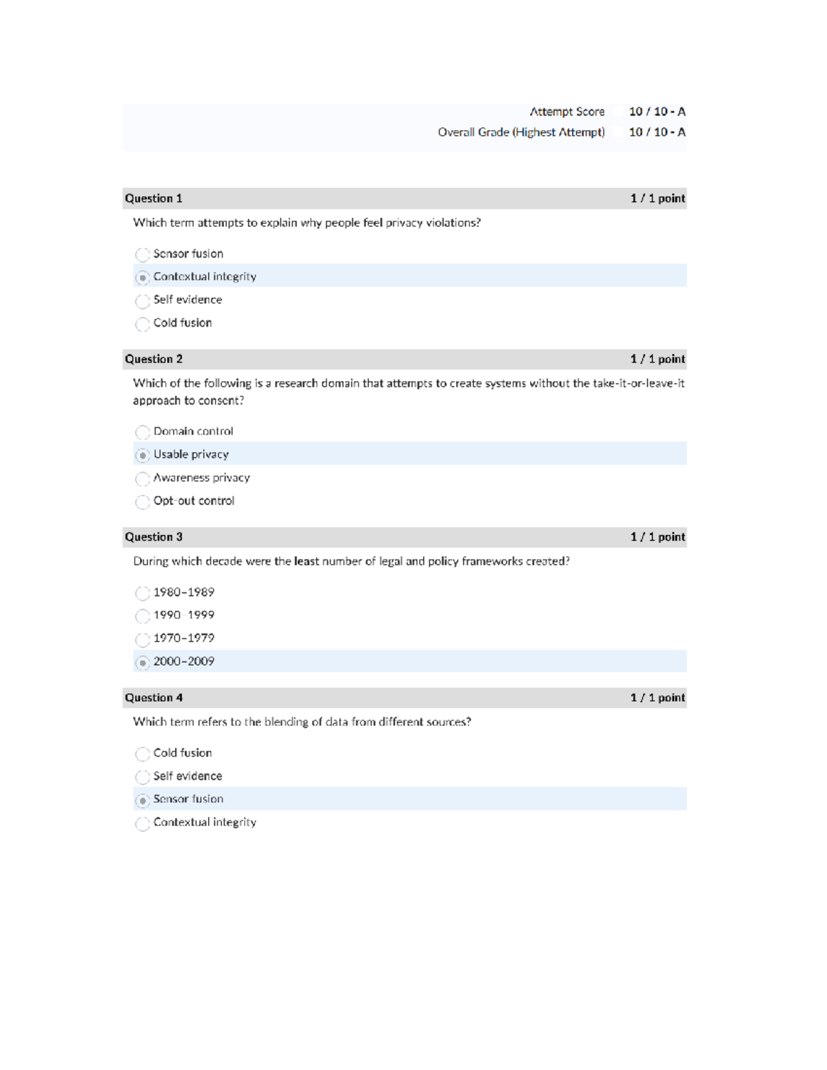 CYB-260 2-2 Reading Quiz - CYB 260 - Studocu