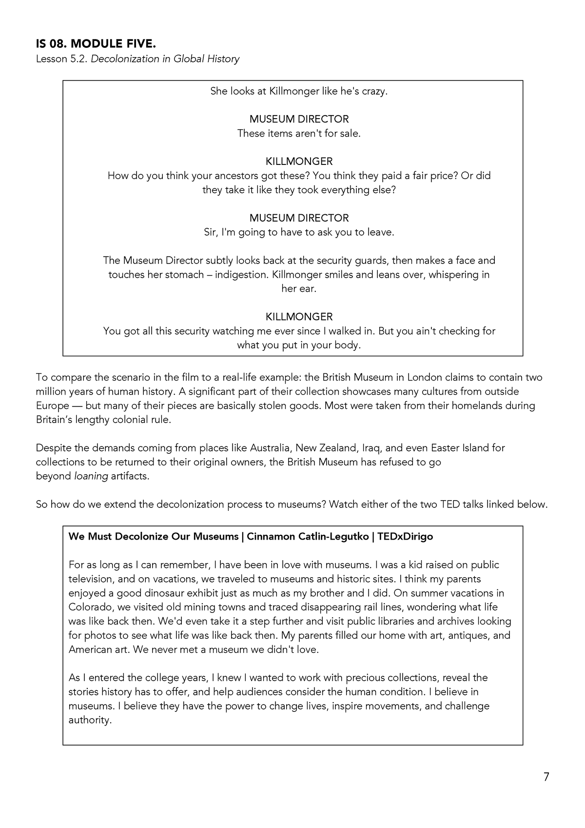 Patterns of Decolonization-4 - IS 08. MODULE FIVE. Lesson 5 ...