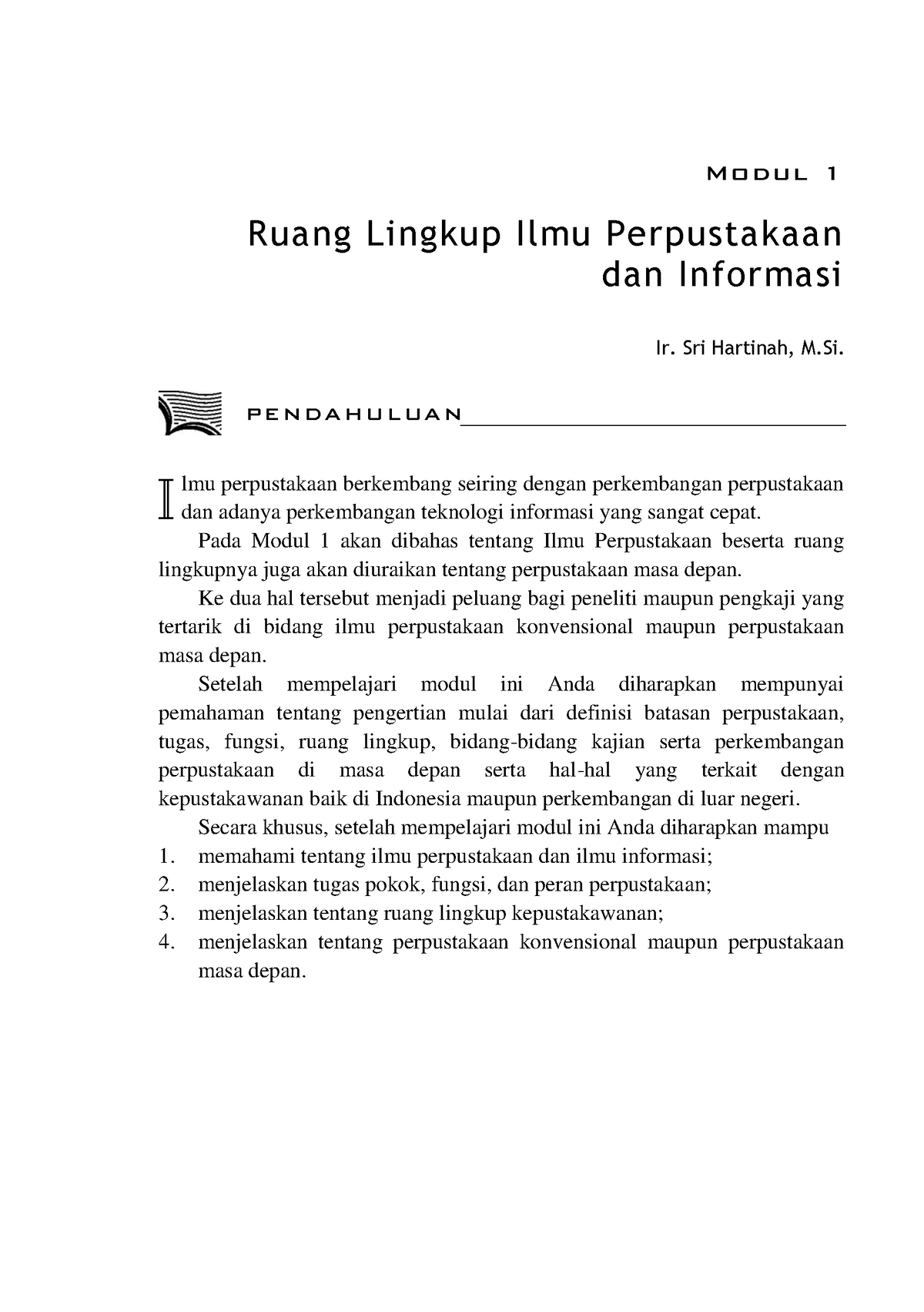 PUST4424-M1-1 - Ruang Lingkup Ilmu Perpustakaan Dan Informasi - Modul 1 ...