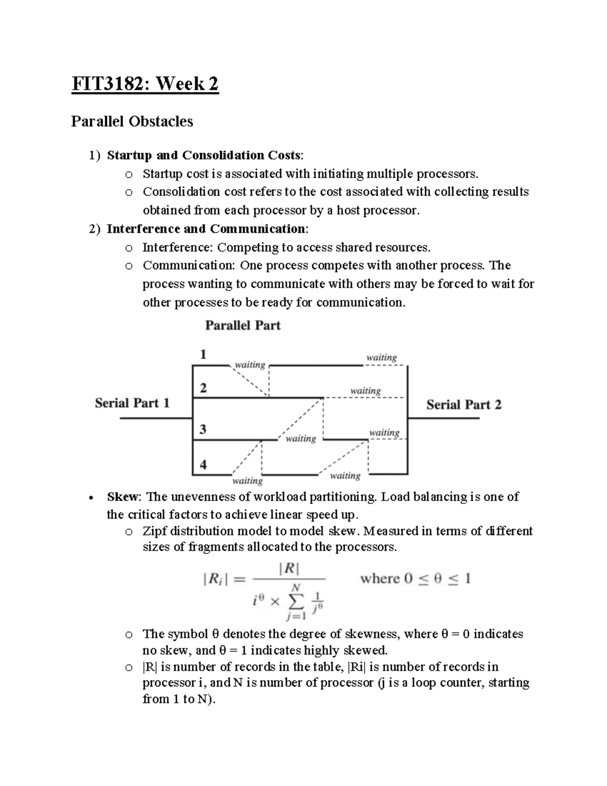 FIT3182 Week 2 Lecture Notes - FIT3182: Week 2 Parallel Obstacles ...
