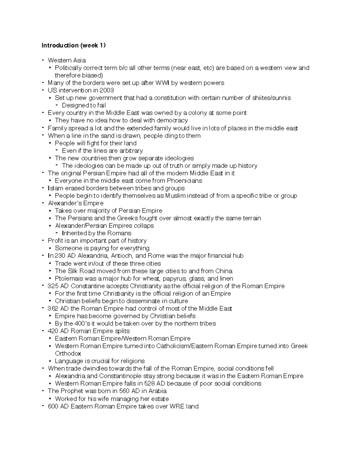 Introduction (week 1) - Lecture notes 1 - Introduction (week 1 ...