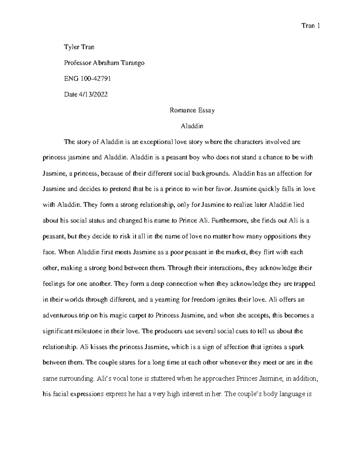 romance books essay